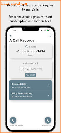 Call Recorder &Transcriber Pro screenshot