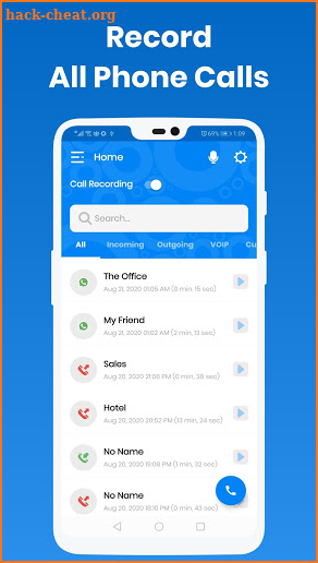 Call Recorder - IntCall ACR screenshot