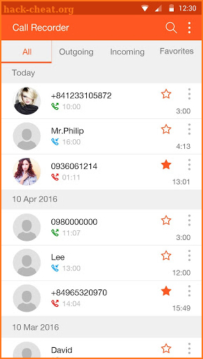 Call recorder Pro_v2 screenshot