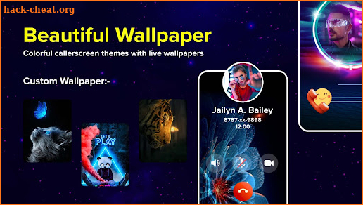 Call Screen Theme Color Call screenshot