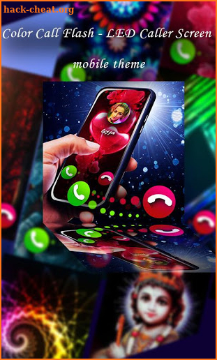 Call Screen theme – Color flashlight mobile theme screenshot