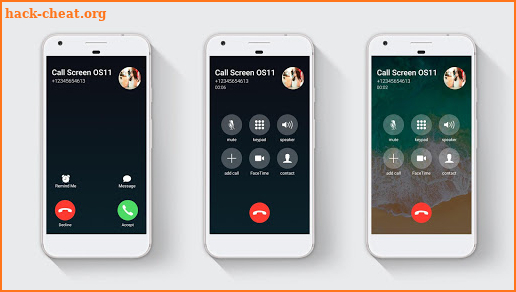 Call Screen Theme OS 11 Phone 8 screenshot