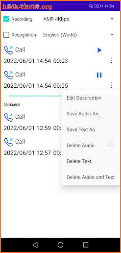 Call Transcribe Record Pro screenshot