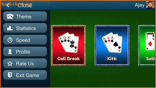 Callbreak, Kitti, Solitaire and Jutpatti Card Game screenshot