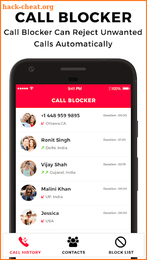 Caller ID Call Blocker, Call Faker screenshot