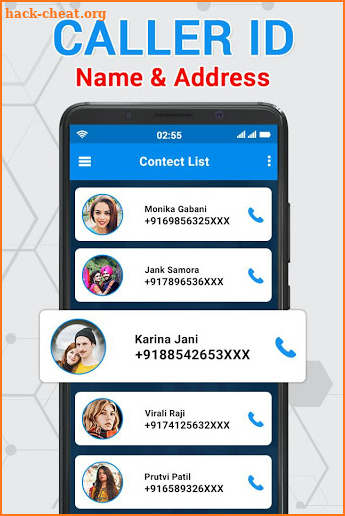 Caller ID Name Address Location screenshot