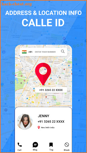 Caller ID Number Location screenshot