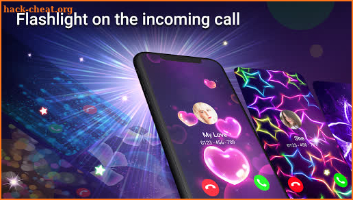 Caller Screen Themes With Color Call Flash Screen screenshot