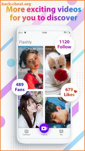 Callflashly - More Call Screen & Funny Video screenshot