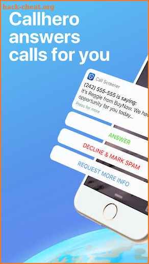 CallHero: AI Call Filter & Block Telemarketers screenshot