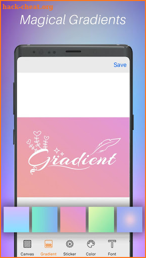 Calligraphy screenshot