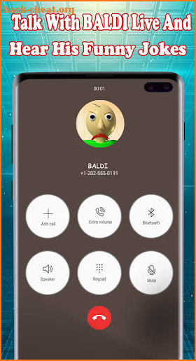 Calling Baldi's Basics - Fake Call Video 2020 screenshot