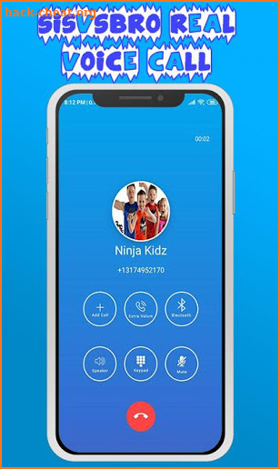Calling Ninja kids - Call and Chat Simulator screenshot