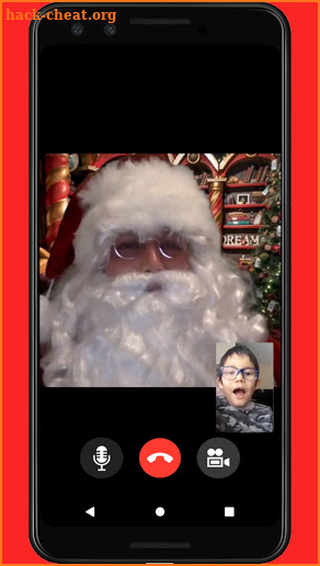 Calling Santa Claus Fake Chat Prank Straight Talk screenshot