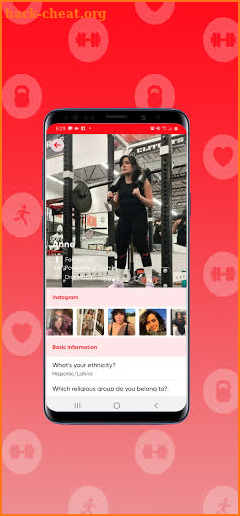 Callouts – Fitness Dating screenshot