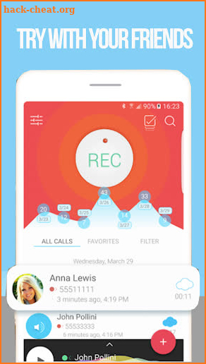 Callrecs screenshot