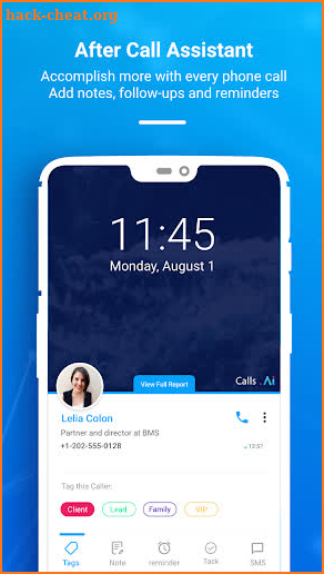 Calls.AI - Professional Caller ID, Tasks & Notes screenshot