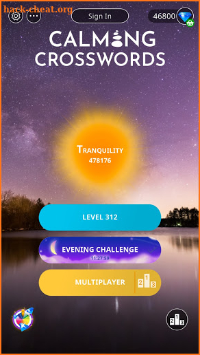 Calming Crosswords: World Tour screenshot