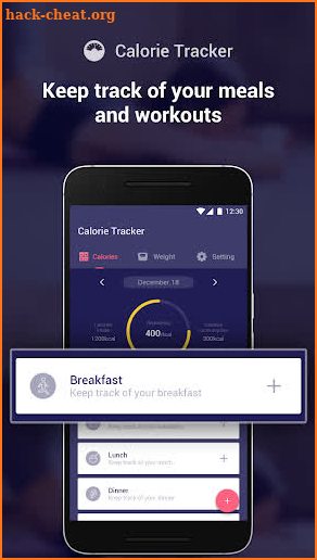Calorie Tracker - Nutrition Diary & Diet Plan screenshot