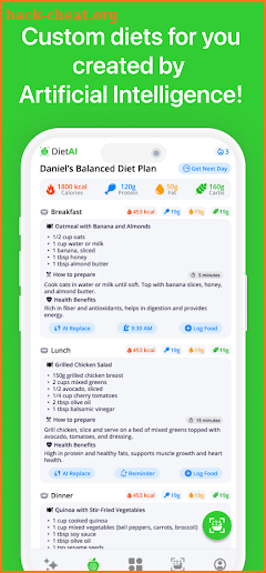 Calorie Tracker Planner-DietAI screenshot