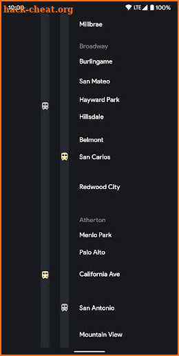 Caltrain Live screenshot