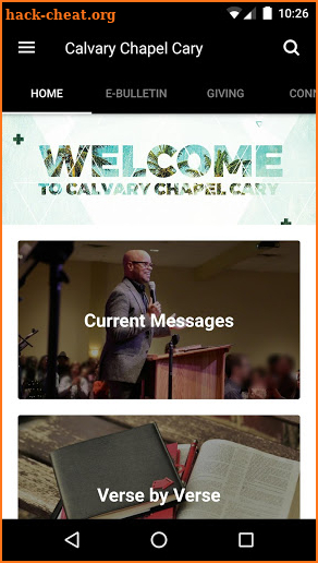 Calvary Chapel Cary screenshot