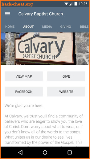 Calvary Georgetown screenshot