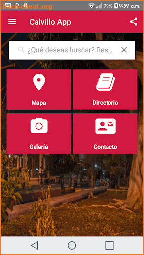 Calvillo App screenshot