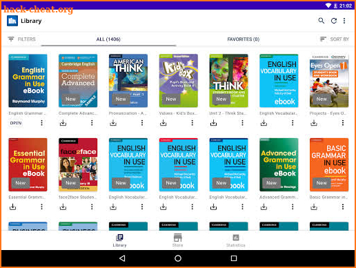 Cambridge Bookshelf screenshot