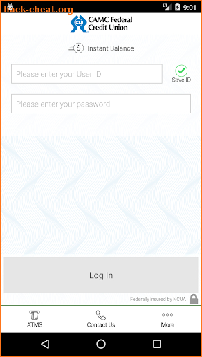 CAMC FCU screenshot