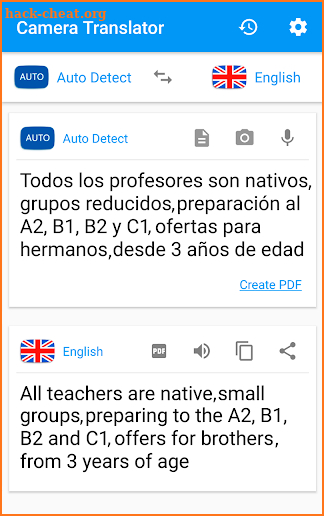 Camera Translator - Translate Picture Scanner PDF screenshot