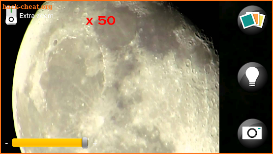 camera zoom moon screenshot