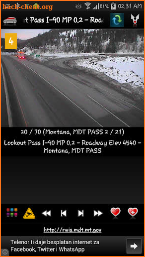 Cameras Montana - Traffic screenshot