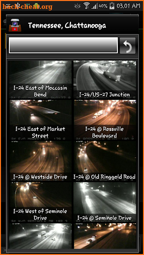 Cameras Tennessee traffic cams screenshot