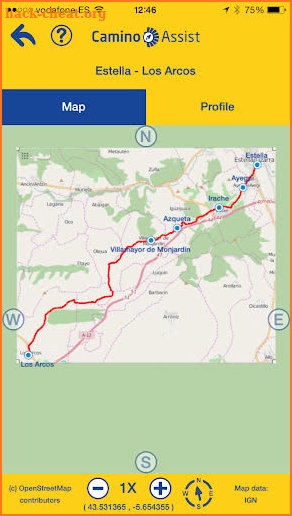 Camino Assist Pilgrim Santiago screenshot