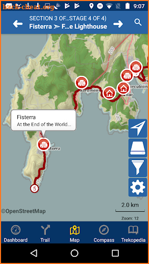 Camino Finisterre Offline Maps screenshot