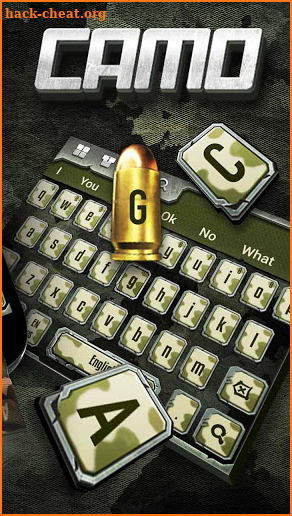 Camo Keyboard screenshot