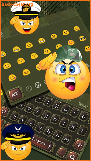 Camouflage Army Keyboard Theme screenshot