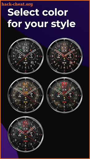 Camouflage Brutal watch face screenshot