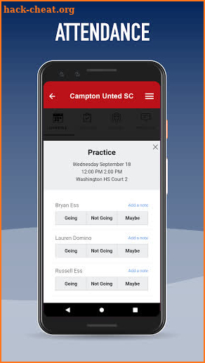 Campton United screenshot