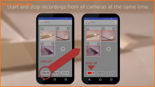 CAMS: At once remote cameras control screenshot