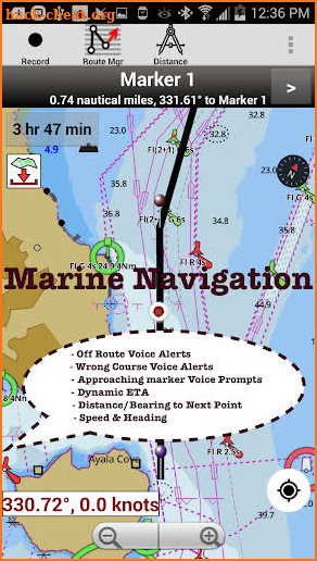 Canada:Marine Navigation Charts &Lake Fishing Maps screenshot