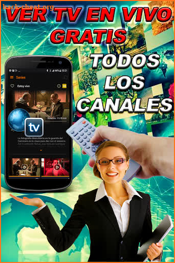 Canales Gratis TV Latina - Trasmisión En Vivo Guía screenshot