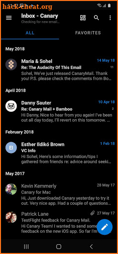 Canary Mail screenshot