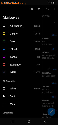 Canary Mail screenshot