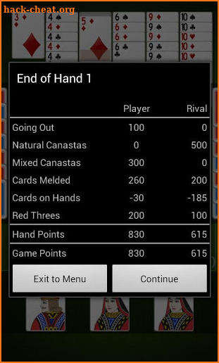 Canasta Free screenshot