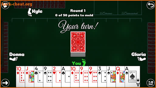 Canasta Hand and Foot screenshot