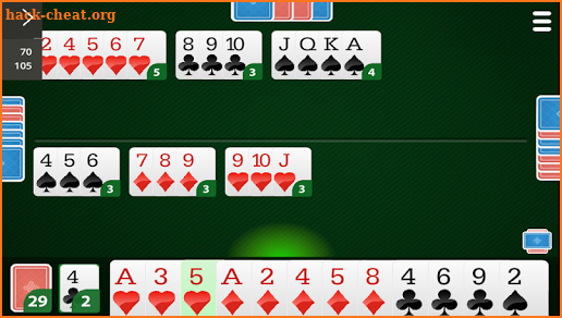 Canasta Online screenshot