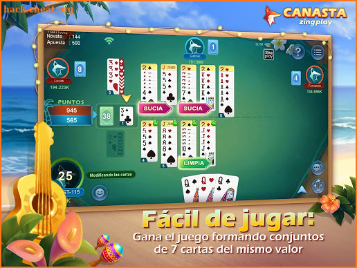 Canasta ZingPlay: Juego de Cartas screenshot