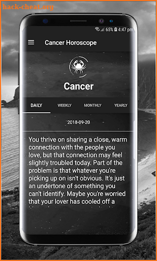 Cancer ♋ Daily Horoscope 2019 screenshot